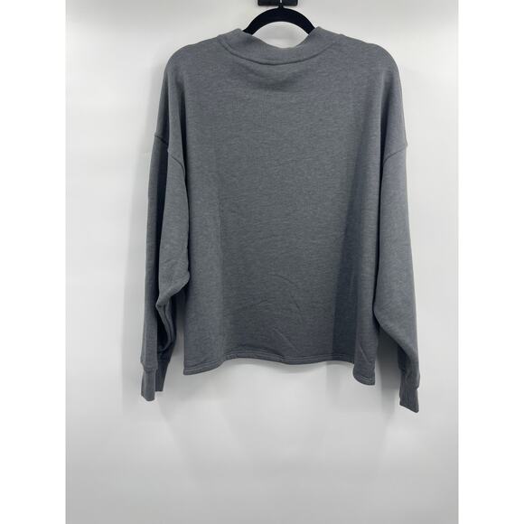 Old Navy Gray Relaxed Fit Long Sleeve Sweatshirt Sweater Pocket XL Tall NEW - Picture 10 of 10